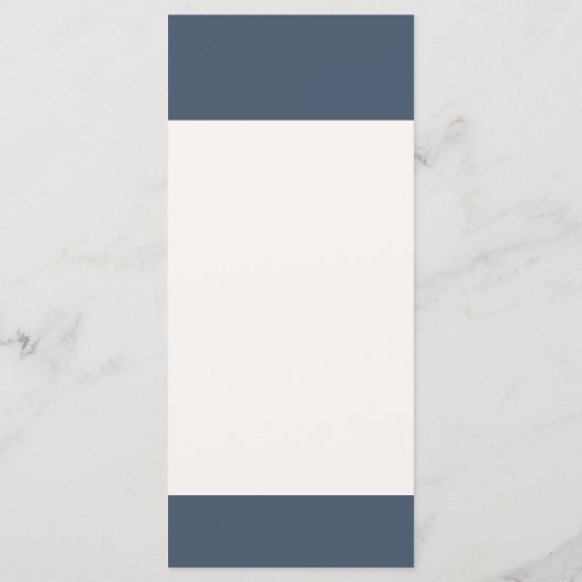 Moderne Steekproefbladeren Verdrietig Huwelijksdin Menu (Achterkant)