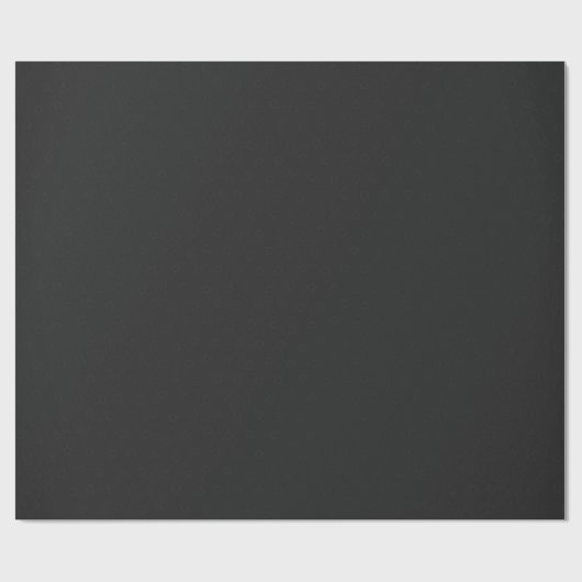 Moderne  steenkoolzwart cadeaupapier (Vlak)