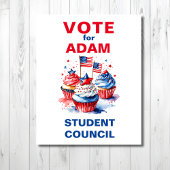 Moderne stem voor klasse President Flyer Sjabloon