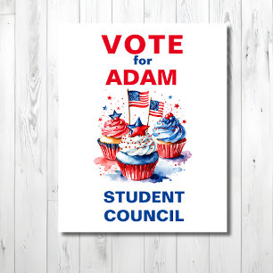 Moderne stem voor klasse President Flyer Sjabloon
