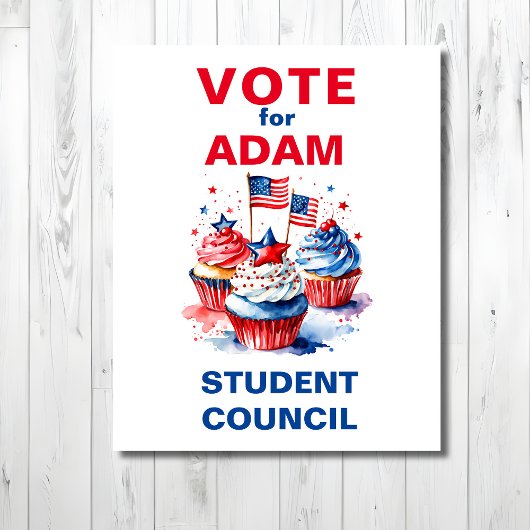 Moderne stem voor klasse President Flyer Sjabloon