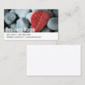 Moderne stenen fotografie visitekaartje (Voorkant / Achterkant)