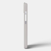 Moderne stenen tweetonige minimalistische initiale Case-Mate iPhone case (Achterkant / Links)
