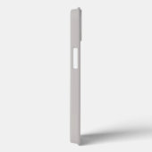 Moderne stenen tweetonige minimalistische initiale Case-Mate iPhone case (Achterkant / Rechts)