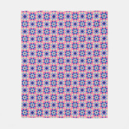 Moderne Ster Blok Quilt Fleece Deken