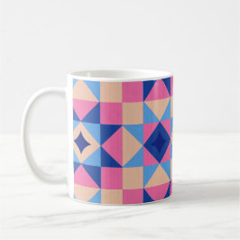 Moderne Ster Blok Quilt Koffiemok