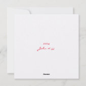 Moderne ster Vrede Vreugde Liefde Veren Kerstmis Feestdagenkaart (Achterkant)