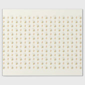 Moderne sterren Elegante minimalistische kerstboom Cadeaupapier (Vlak)