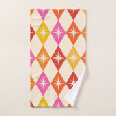 Moderne sterrenbeelden van retro diamanten in de m bad handdoek (Handdoek)
