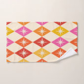 Moderne sterrenbeelden van retro diamanten in de m bad handdoek (Handdoek)