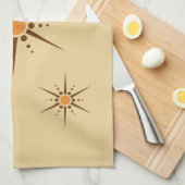 moderne sterrenburst uit de Middeleeuwse eeuw Theedoek (Quarter Fold)