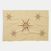 moderne sterrenburst uit de Middeleeuwse eeuw Theedoek (Horizontaal)
