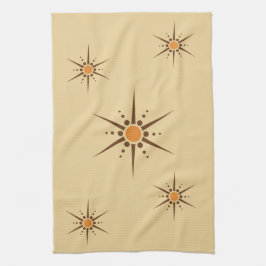 moderne sterrenburst uit de Middeleeuwse eeuw Theedoek