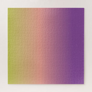 Moderne sterrenhemelgradiënt regenboogkleurig paar legpuzzel