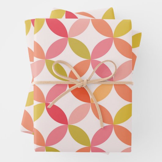 Moderne sterrenkring inpakpapier vel (In situ)