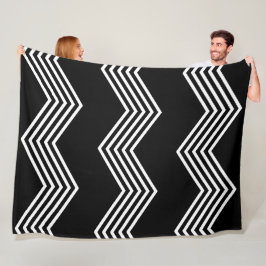 Moderne stevige geometrische vormenpatroon 1 fleece deken