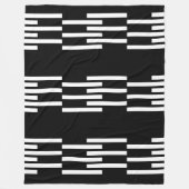 Moderne stevige geometrische vormenpatroon 2 fleece deken (Voorkant)