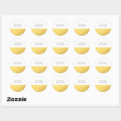 Moderne Sticker Faux Gold Foil (Vel)
