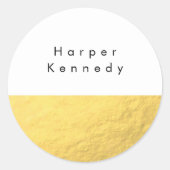 Moderne Sticker Faux Gold Foil (Voorkant)