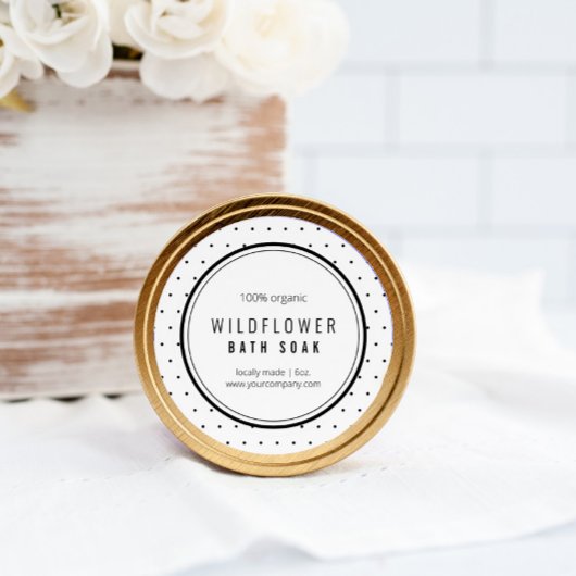 Moderne Sticker op het etiket van zwarte en witte 