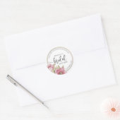 Moderne sticker voor bruidsfeest (Envelop)