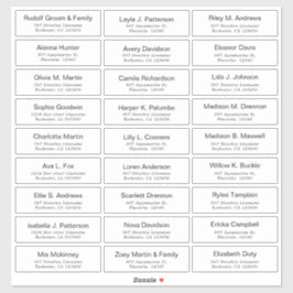  moderne Sticker voor gastbezoekers