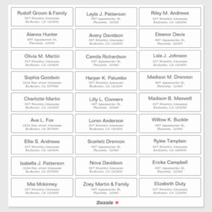  moderne Sticker voor gastbezoekers