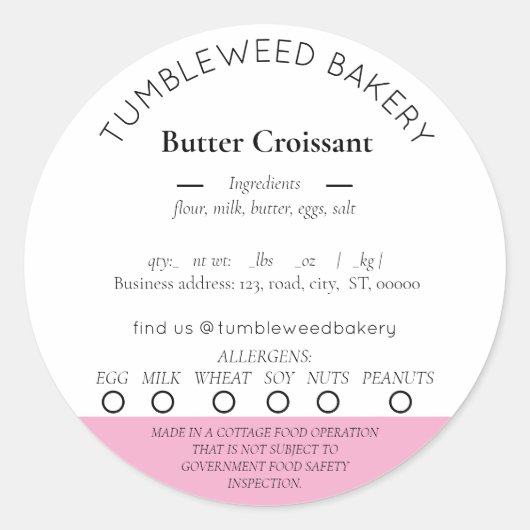 Moderne Stickers voor de levensmiddelenwetgeving v (Voorkant)