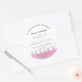 Moderne Stickers voor de levensmiddelenwetgeving v (Envelop)