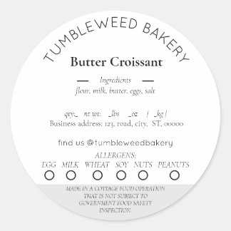 Moderne Stickers voor de levensmiddelenwetgeving v