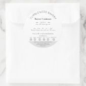 Moderne Stickers voor de levensmiddelenwetgeving v (Tas)