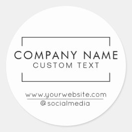 Moderne Stickers voor kleine bedrijven