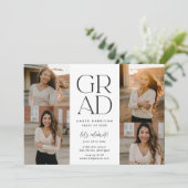 Moderne stijgende Afstudeerder | Foto Collage Afst Kaart (Staand voorkant)