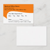 Moderne stijl afspraak Visitekaartjes Bulk Afsprakenkaartje (Voorkant / Achterkant)