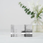 Moderne Stijl | Borstels | Kunstenaar Visitekaartje (Staand voorkant)