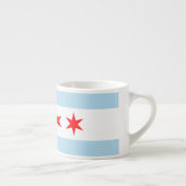 Moderne stijl Chicago vlag Espresso Kop (Rechts)
