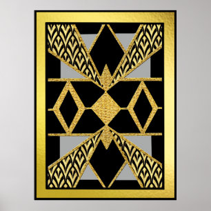 Moderne stijl Deco Geometric Poster