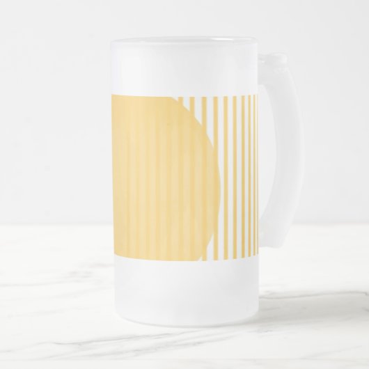 Moderne stijl design kunst matglas bierpul (Voorkant rechts)