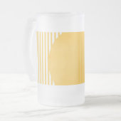 Moderne stijl design kunst matglas bierpul (Voorkant links)