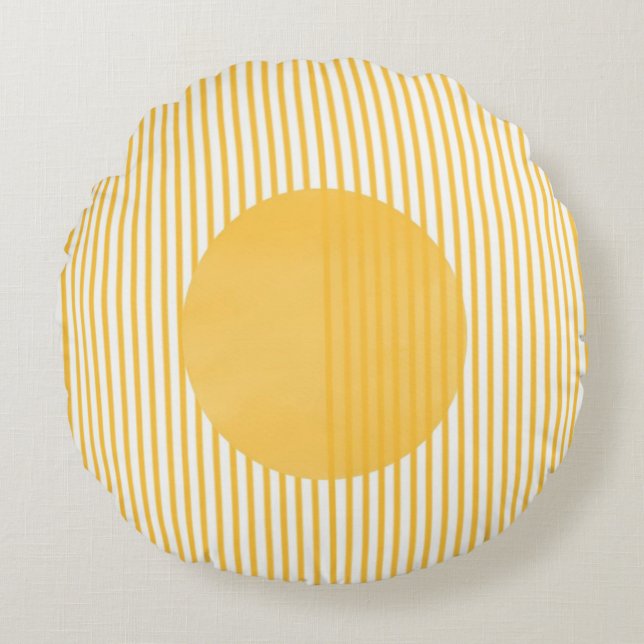 Moderne stijl design kunst rond kussen (Voorkant)