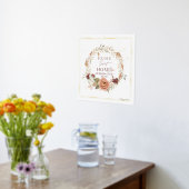 Moderne stijl Floral botanische Waterverf Folie Afdrukken (Laag (Keuken))