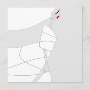 Moderne stijl glamour kleurenkaart Miss Jazzy Kaart