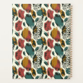 Moderne Stijl Kleurrijke Dierenprint Planner (Achterkant)