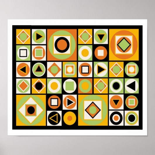 Moderne stijl midden-eeuw 10 poster (Voorkant)