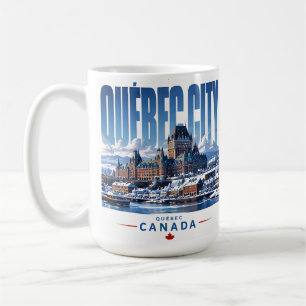 🏰 Moderne Stijl van de Hemelijn van Quebec City � Koffiemok