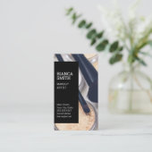 Moderne stijl | visagiste visitekaartje (Staand voorkant)