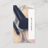 Moderne stijl | visagiste visitekaartje (Achterkant)