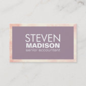 Moderne stijl visitekaartje (Voorkant)