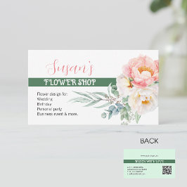 Moderne stijl Vloerwinkel Visitekaartje met pony