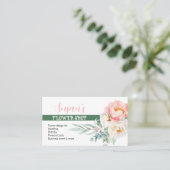 Moderne stijl Vloerwinkel Visitekaartje met pony (Staand voorkant)